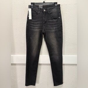 Qazel Vorrlon Women's Black Denim Skinny Jeans NWT 28